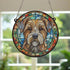 Border Terrier Stained Glass Effect Suncatcher